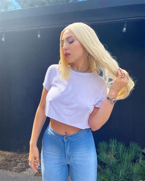 ava max in a bikini|Ava Max slips into a skimpy bikini as she parties on a yacht in。